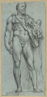 K III 024
<br/>
Hercules met Telephos ('Commodus Imperator')
<br/>
<em>Goltzius, Hendrick (1558-1617)</em>